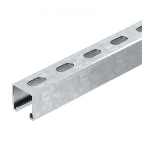 Perfil de montaje MSL4141, ranura de 22 mm, FS, perforado 6000 | 41 | 41 | 2 | Galvanizado en banda