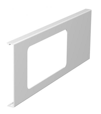 Tapa para caja portamecanismos doble para canales WDK, altura de canal 110 mm