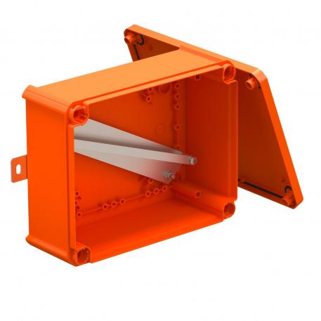 FireBox T250 cerrada, vacía 225x173x86 |  | IP66 |  | naranja; RAL 2003