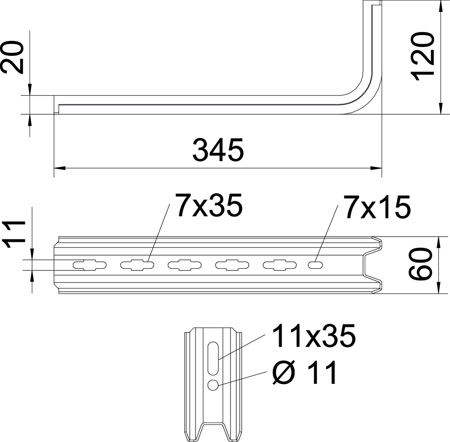 Soporte Estante Mensula Travesaño Sc 250x350 Mm Blanco X Par - $ 7.529,77